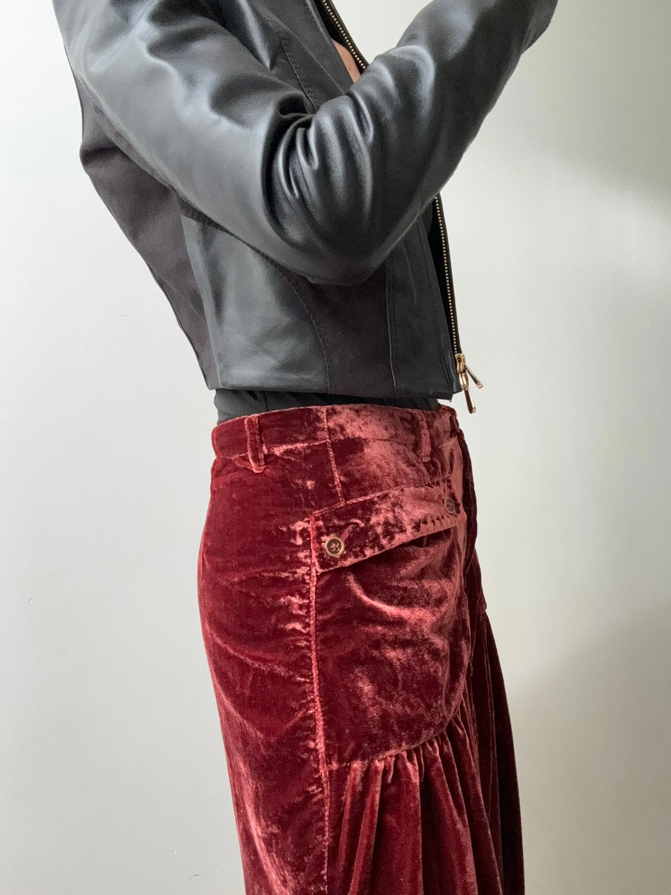 Pinko Zip Up Mock Neck Cropped Jacket