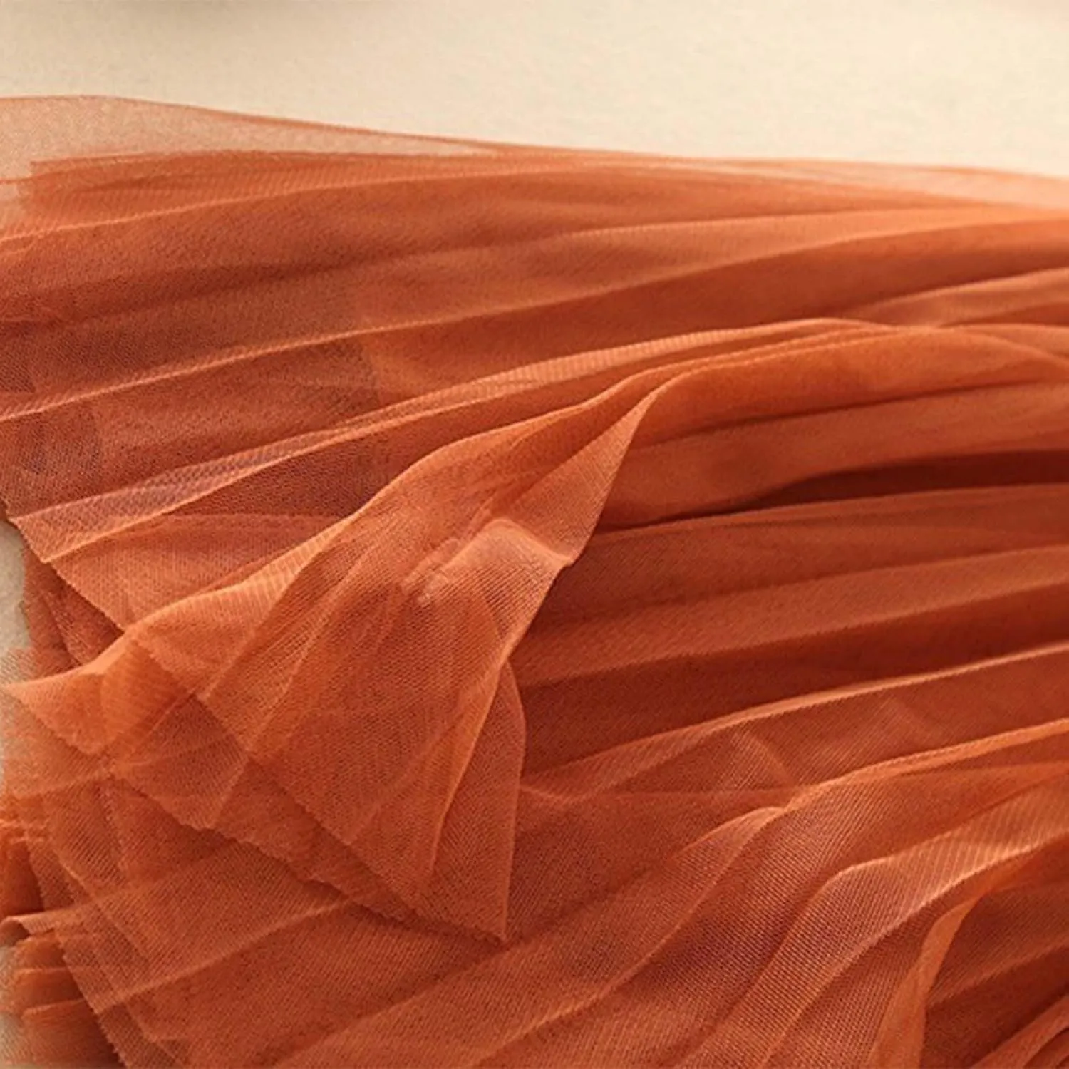 Playing Girl Women's High Waist Pleated Chiffon Skirt Casual Midi Skirt Lightweight Flowing Half Skirt for Summer
