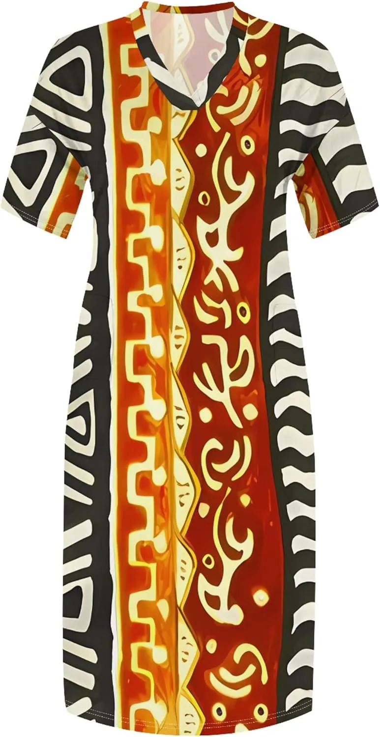 Plus Size Dresses for Curvy Women 2025 Summer Casual Short Sleeve Tshirt Long Maxi Dress with Pockets Beach Vacation Outfits