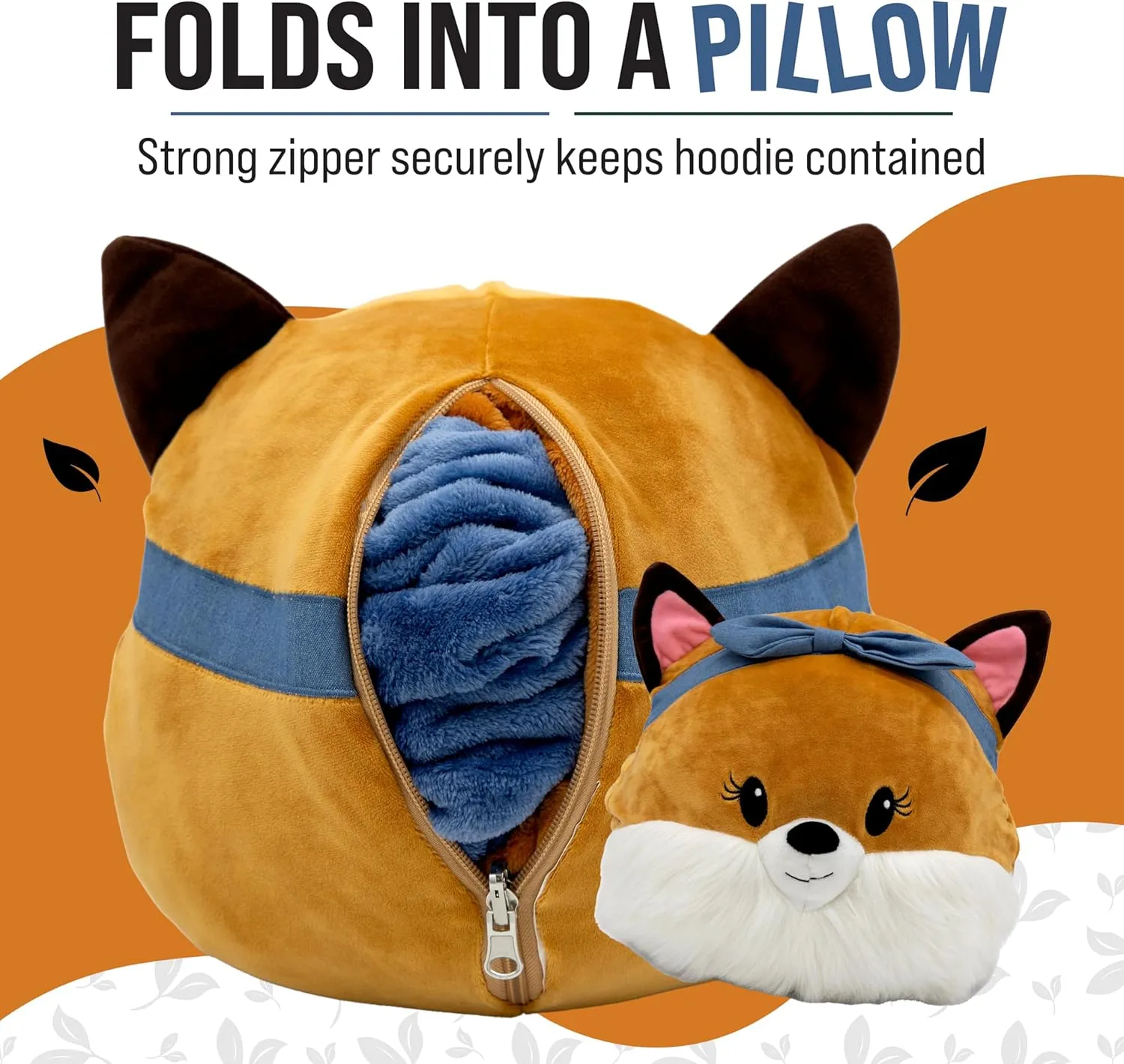 Plushible Wearable Blanket Hoodie, 2-in-1 Oversized Hoodie Blanket Pillow, Long Sleeve Sweatshirt Pocket, Cozy Holiday Gift