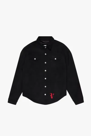 "MAVERICK" SUEDE BLACK JACKET