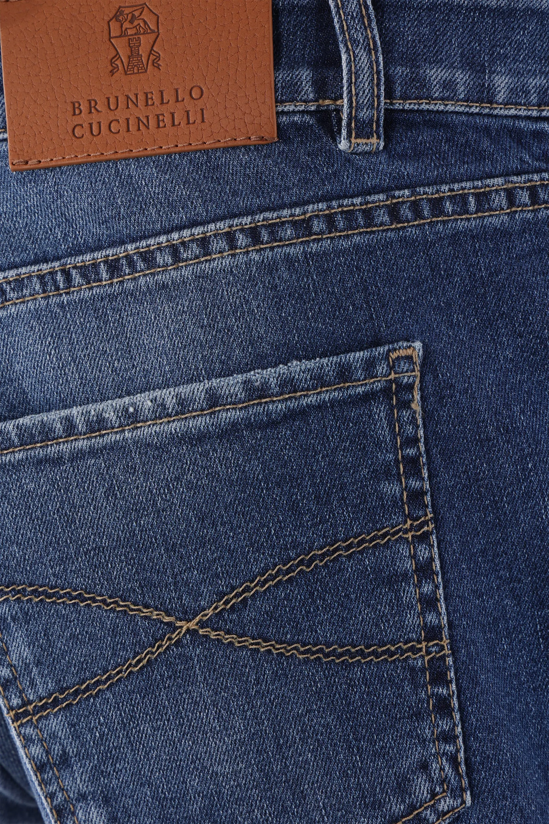 Regular-fit Straight Leg Denim Jeans