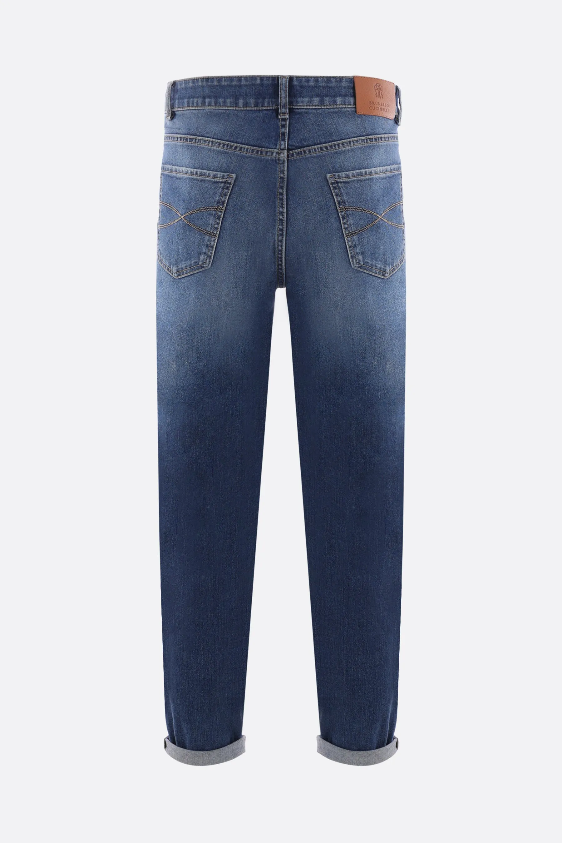 Regular-fit Straight Leg Denim Jeans