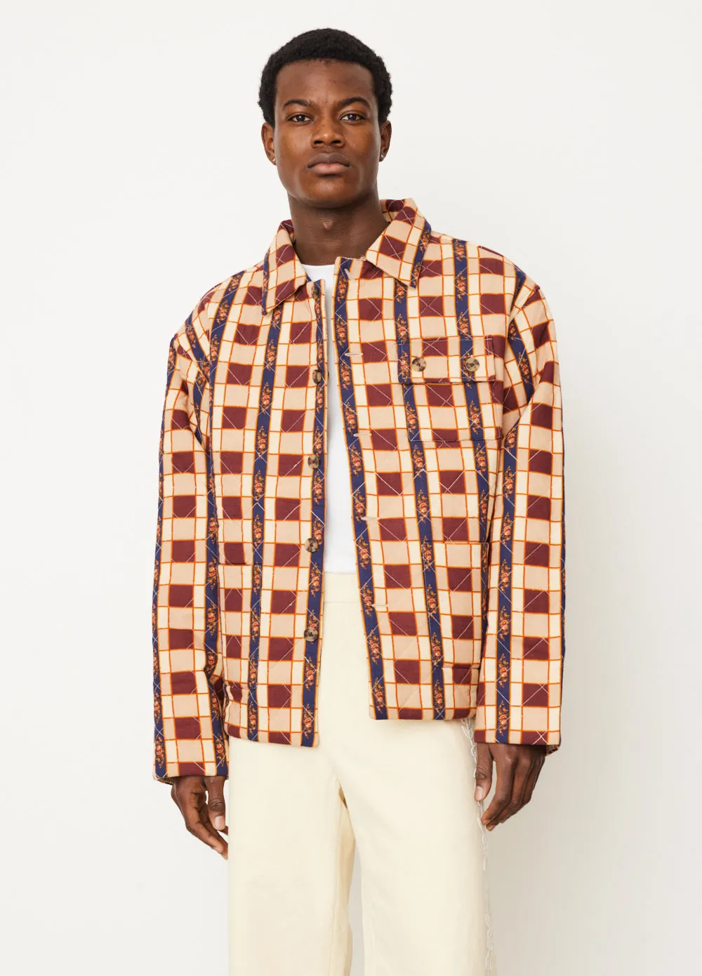 Reversible Bouquet Cloth Quilt Jacket