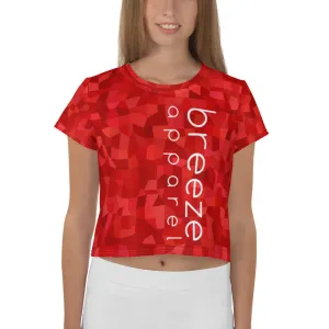 'ROJO' all-over crop top