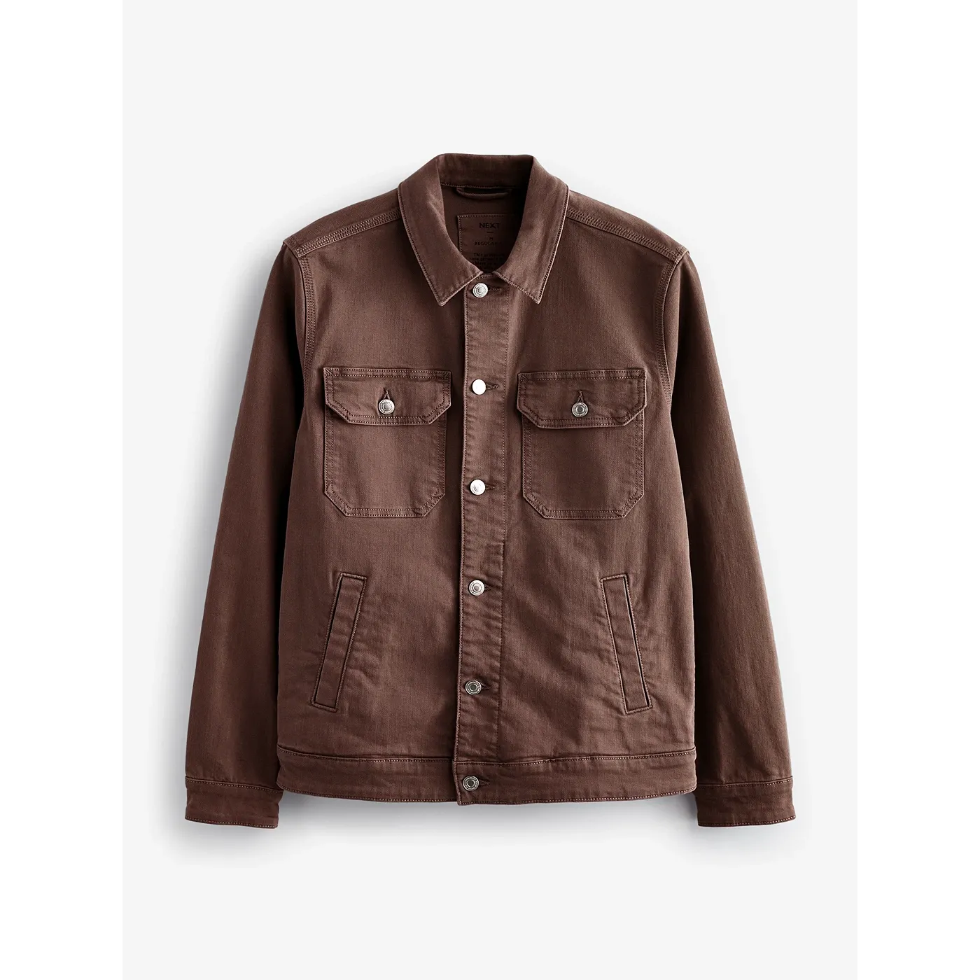 Rust Denim Trucker Jacket