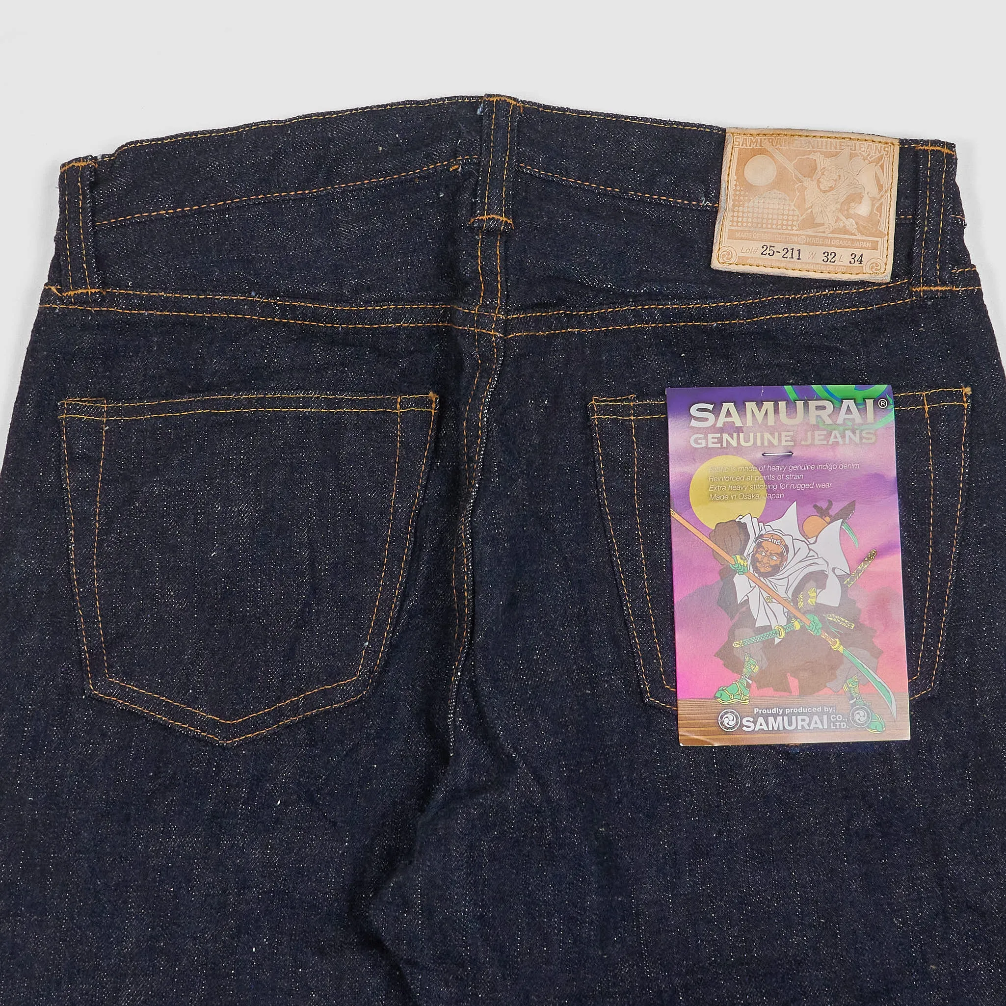 Samurai Jeans 17oz Slim Tapered Selvage Denim Jeans