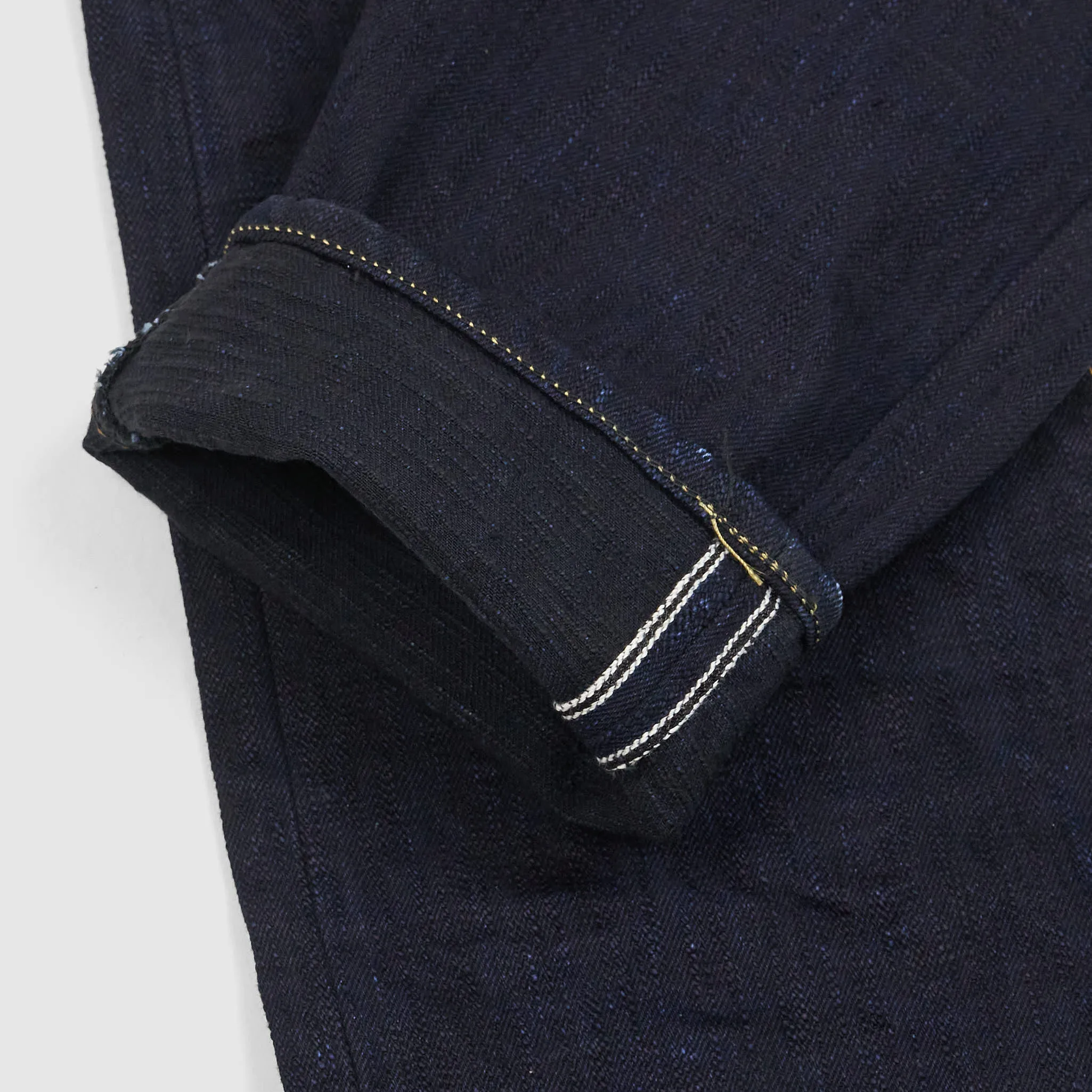 Samurai Jeans 18oz S520XX Deep Blue Arakage Tapered Slub Denim Selvage Jeans