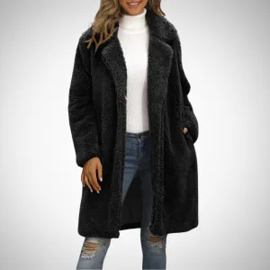 Sharmine Long Fluffy Winter Coat