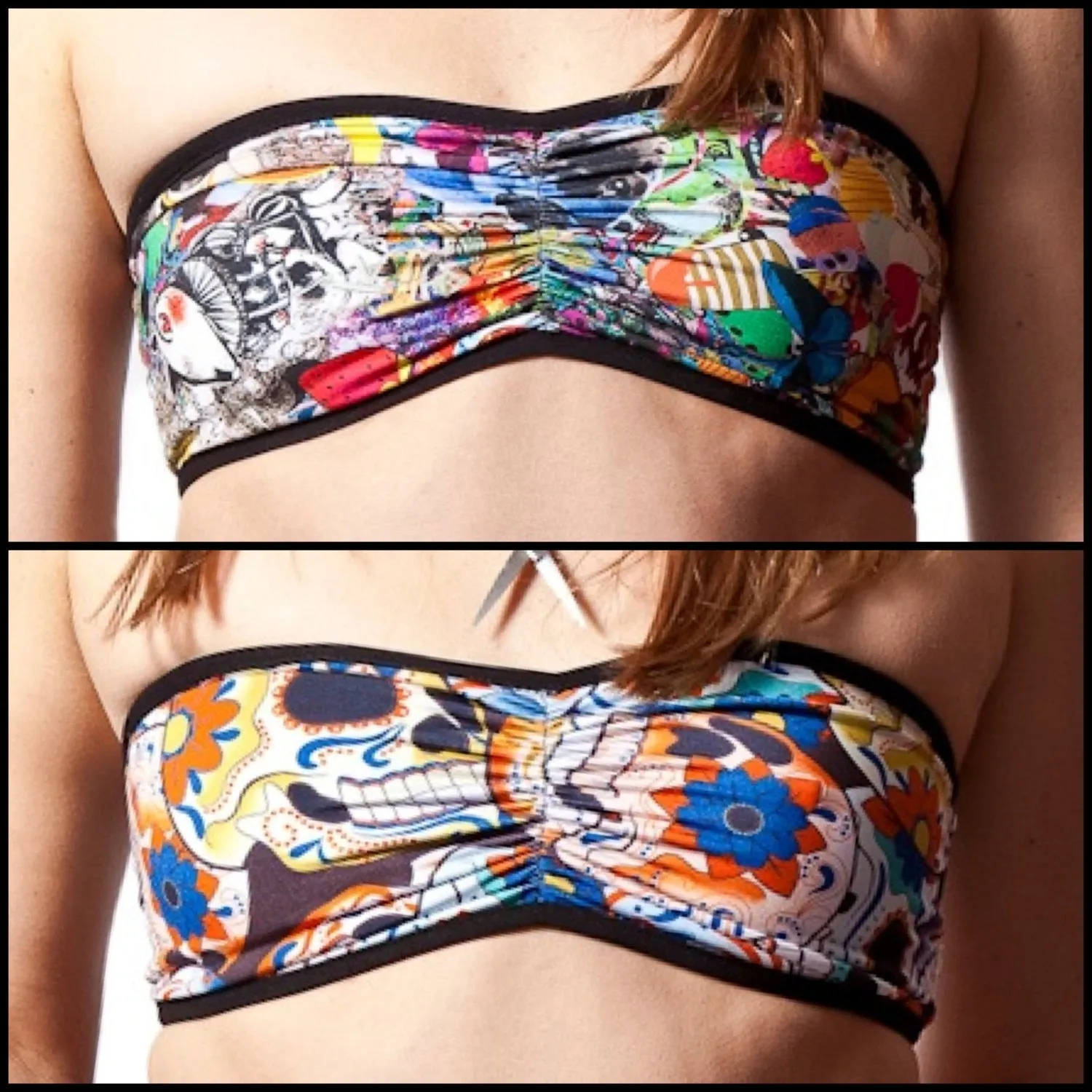 Skulls & WTF Reversible Bandeau