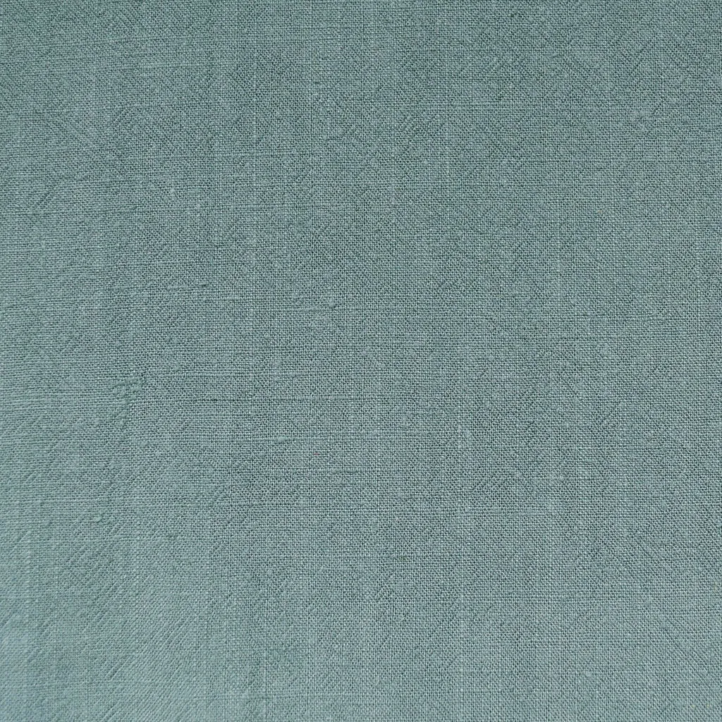 Slub Texture Linen Blend Solid Sea Glass