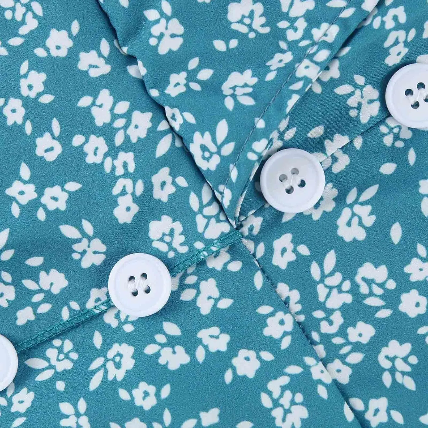 Spring Dresses for Women 2025 Fashion Floral Print V Neck 3/4 Sleeve Dress High Waist Boho Dresses Wrap Maxi Dress