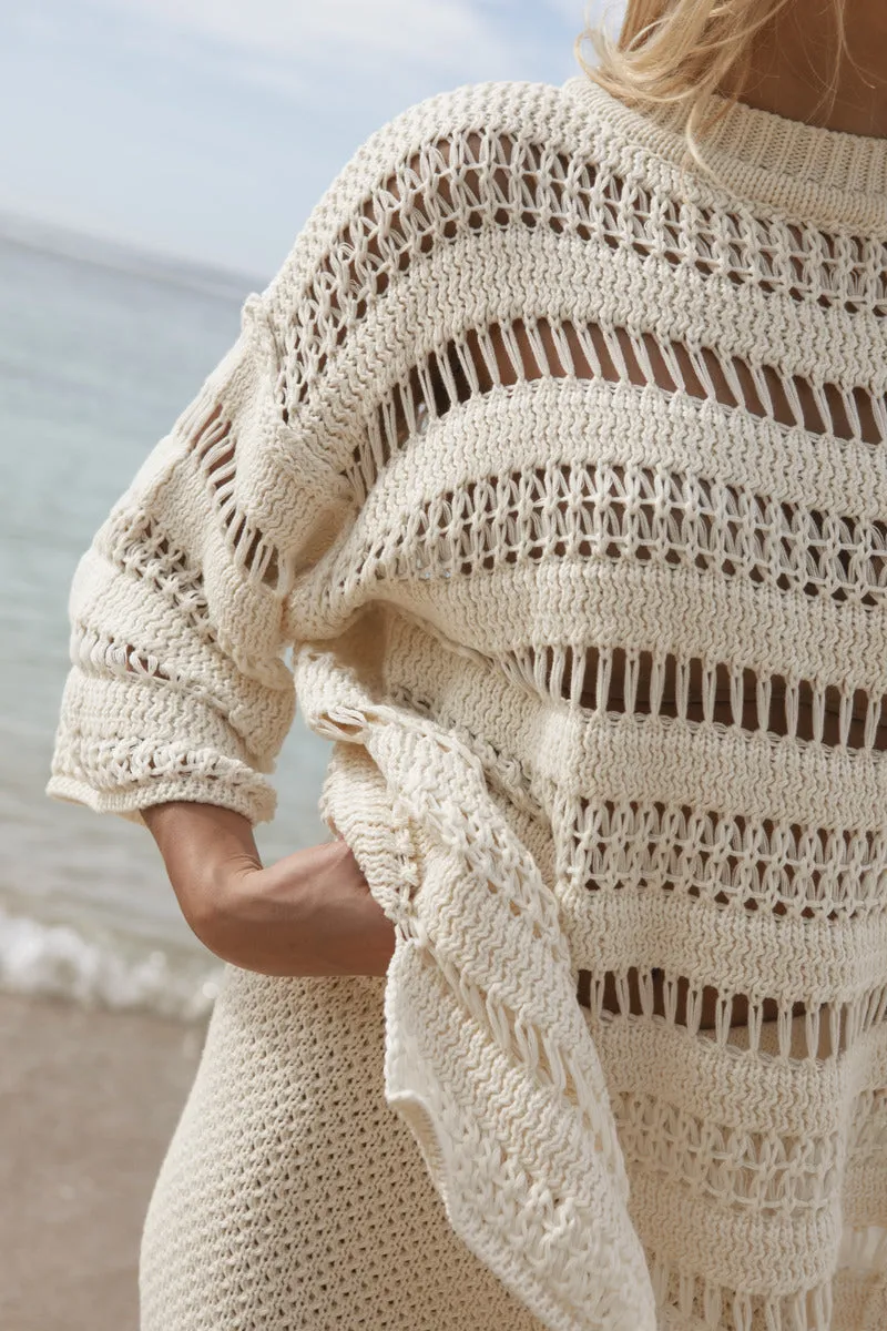 STILL I RISE KNIT TEE - OFFWHITE