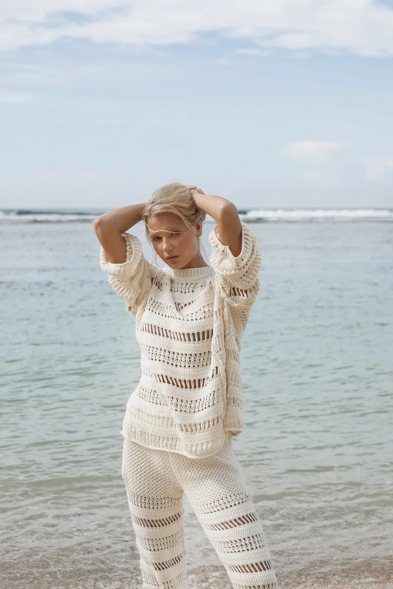 STILL I RISE KNIT TEE - OFFWHITE