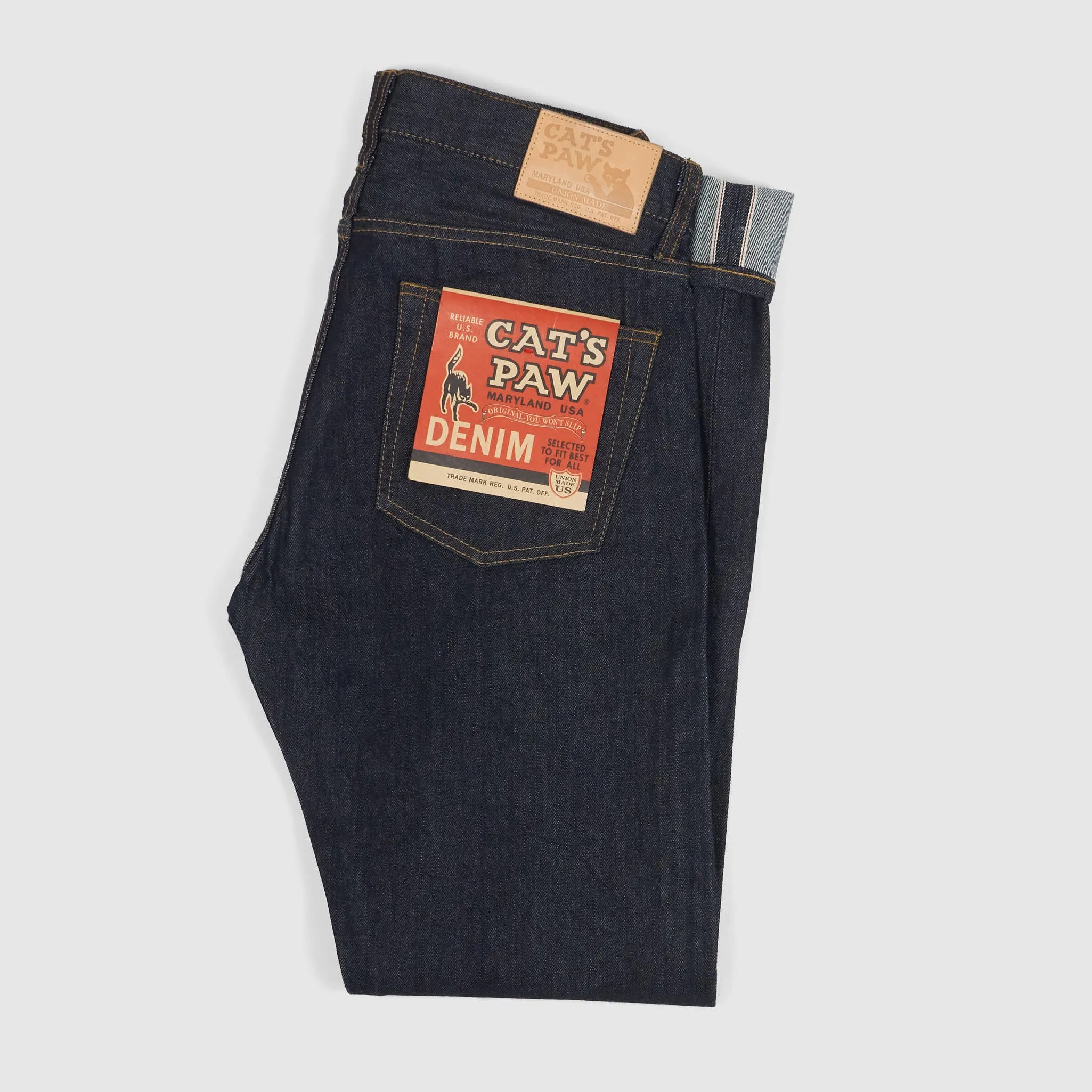 Sugar Cane Cats-Paw Jeans