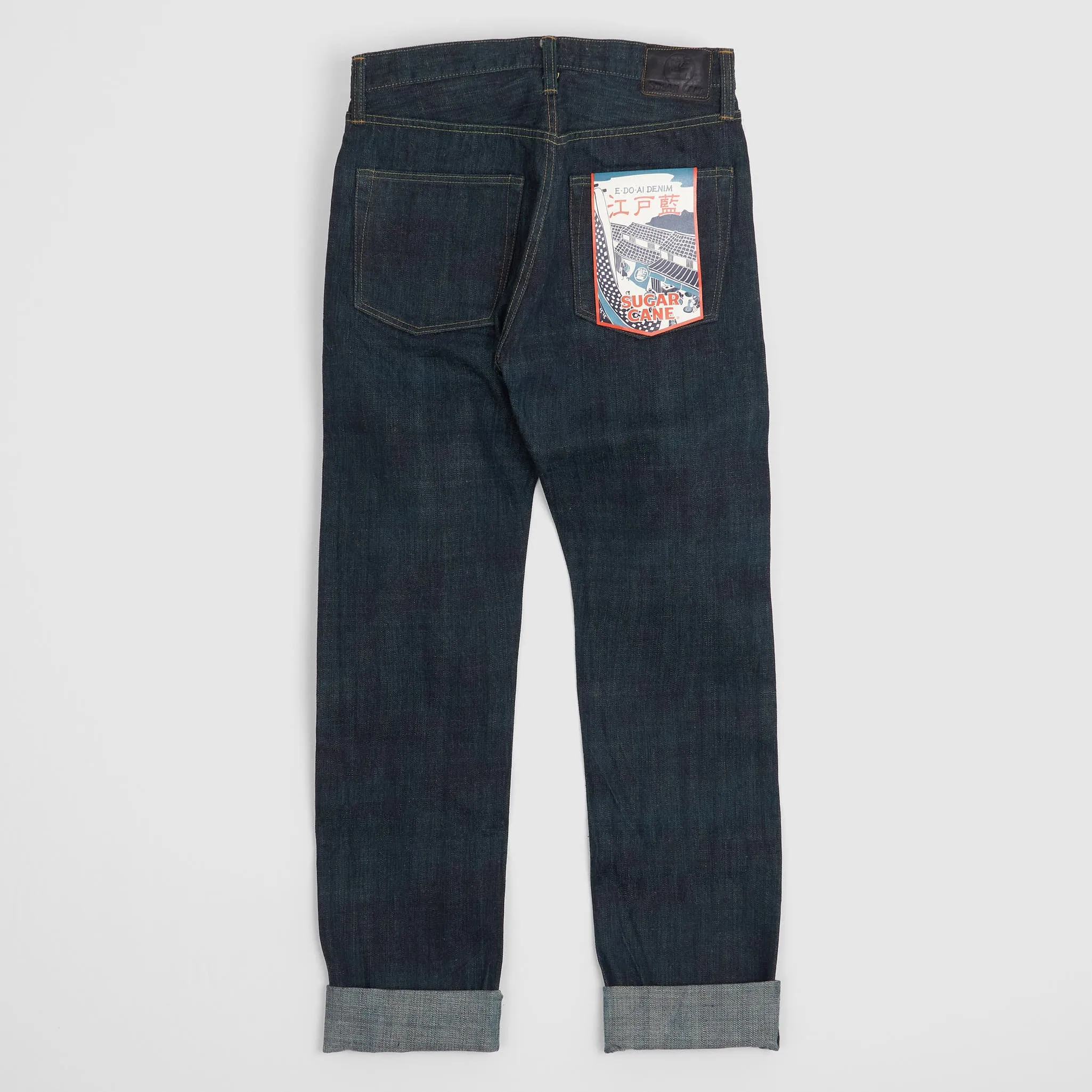 Sugar Cane Edo Ai Denim Natural Indigo Jeans, 55th Anniversary Collection