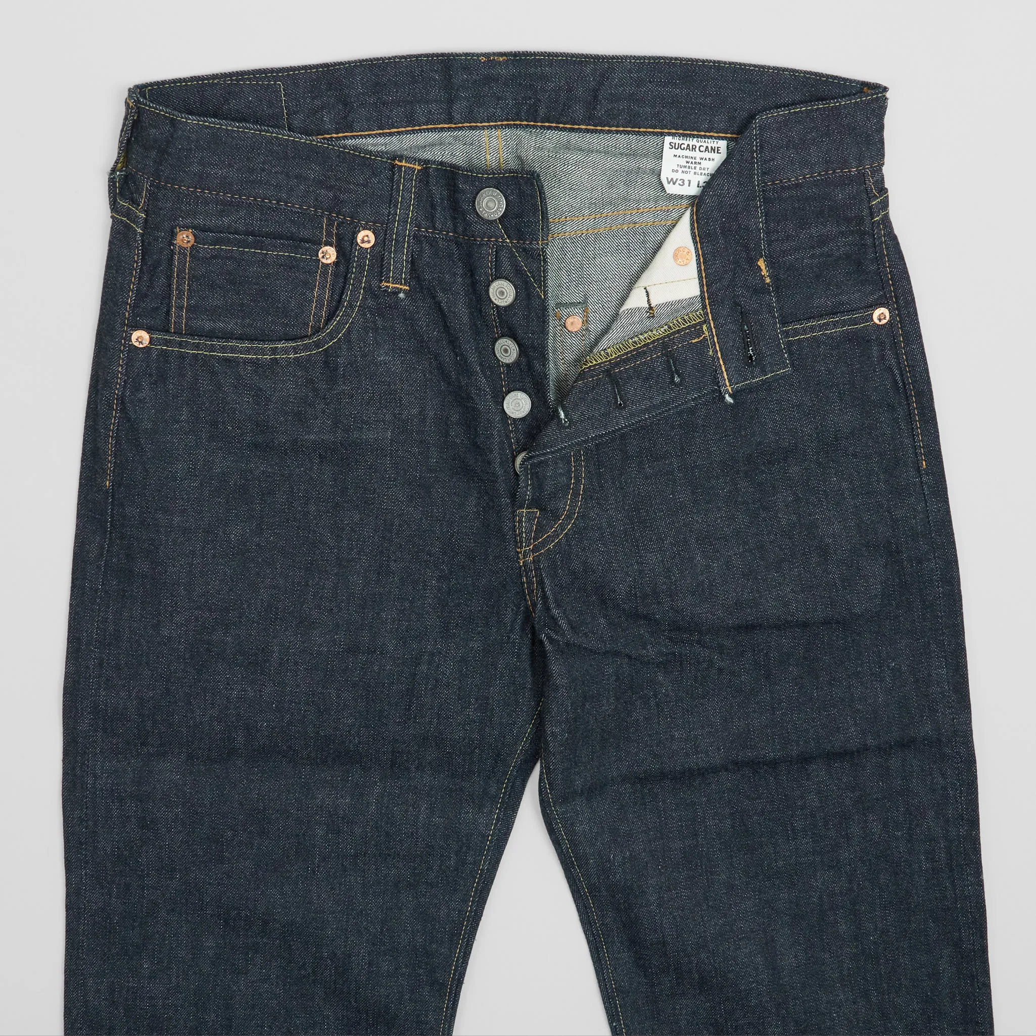 Sugar Cane Standard Straight Selvage Denim Jeans