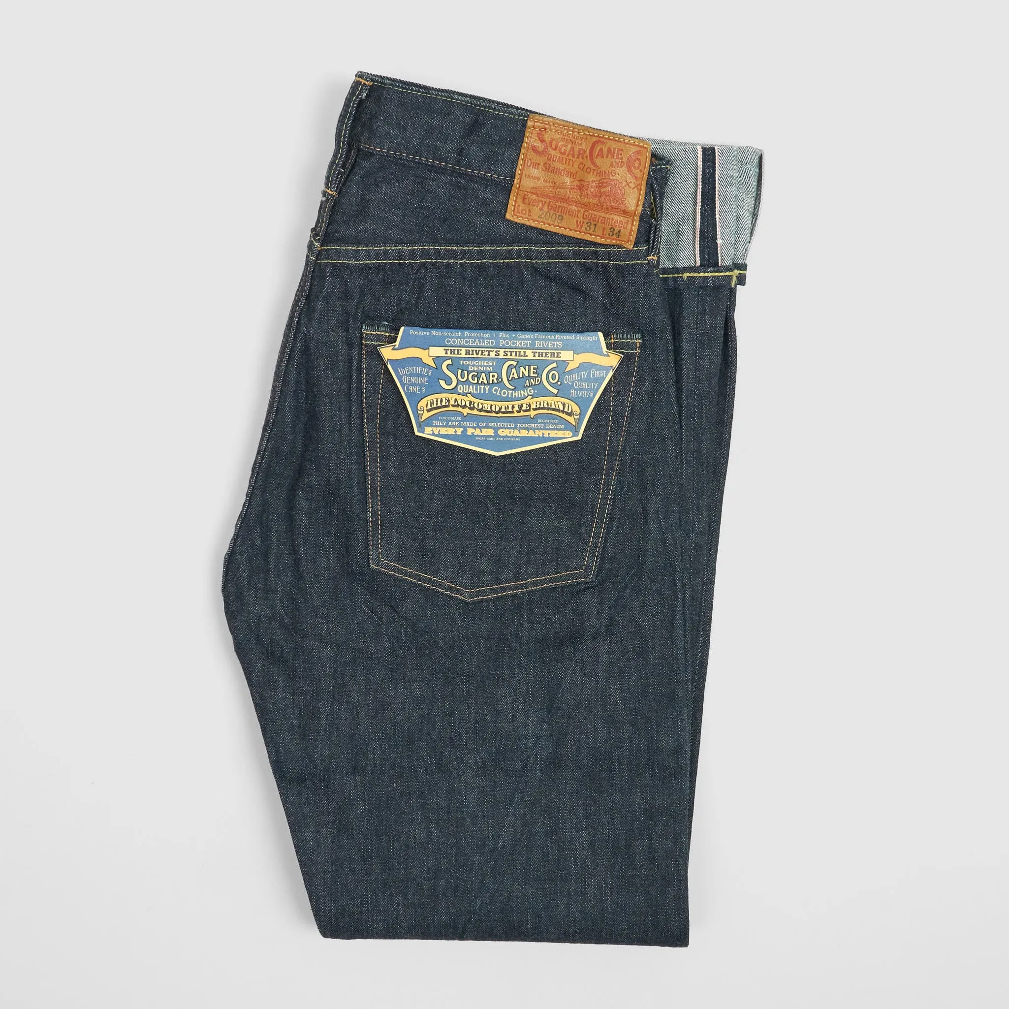 Sugar Cane Standard Straight Selvage Denim Jeans