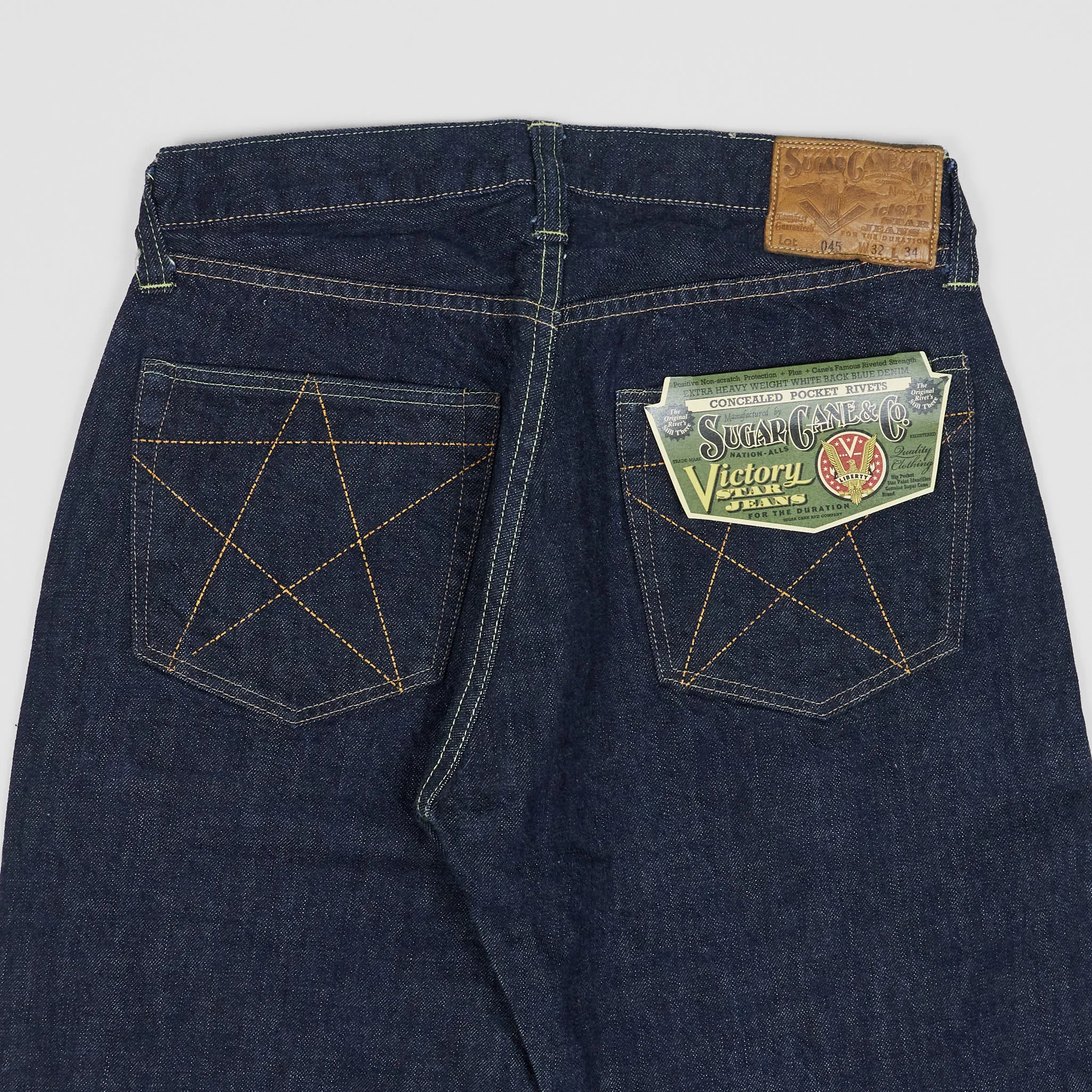 Sugar Cane WW2 Victory Star Selvage Denim Jeans