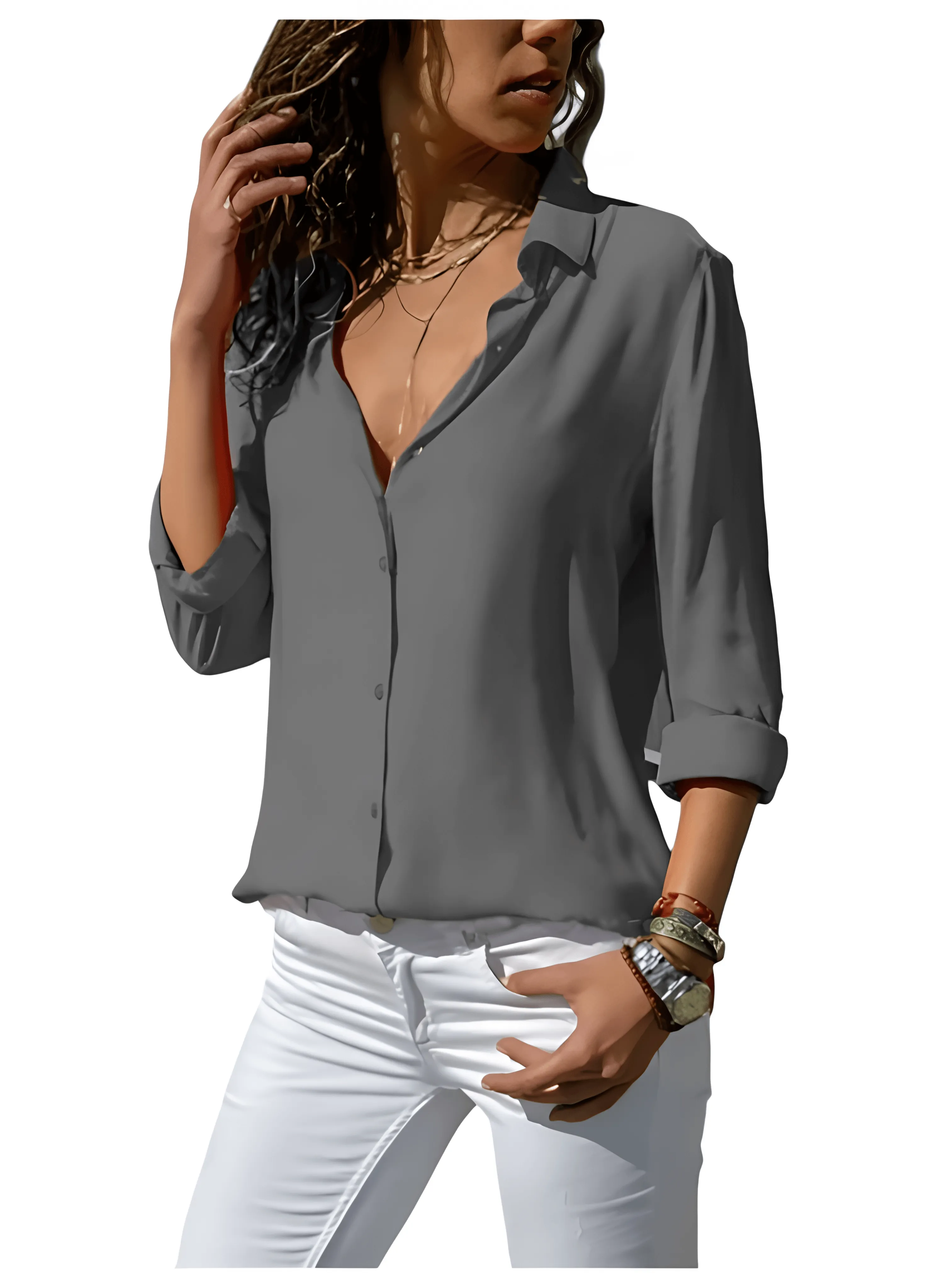 Summer Chic Chiffon Blouse