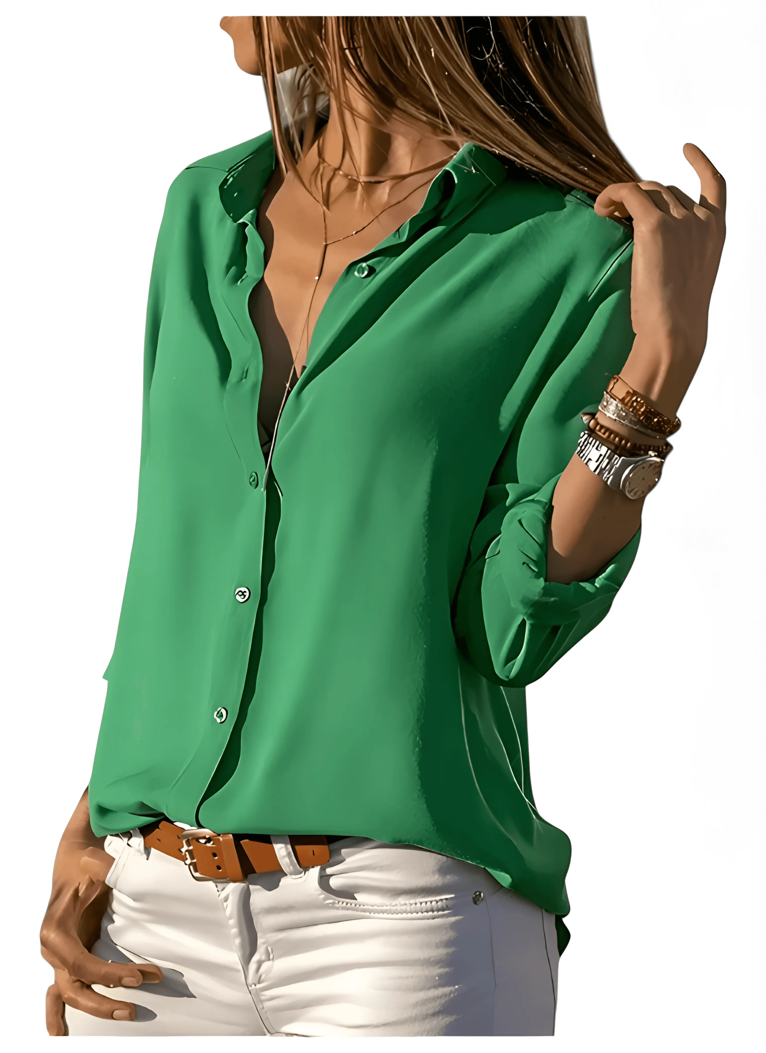 Summer Chic Chiffon Blouse