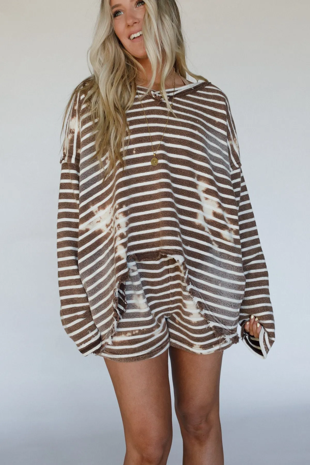 Sunray Stripes Set - Brown