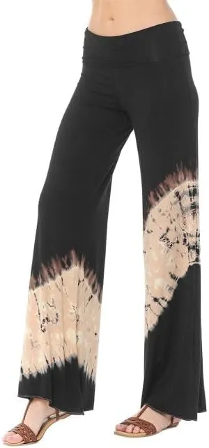 THE COLLECTION ROYAL Palazzo Pants Hippie Harem Boho Yoga Casual Cozy Jogger Wide Leg Workout Pant Travel Clothes