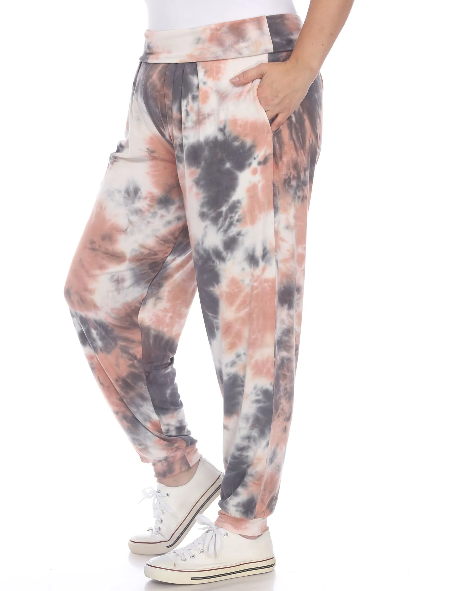 Tie Dye Harem Pants | Pink