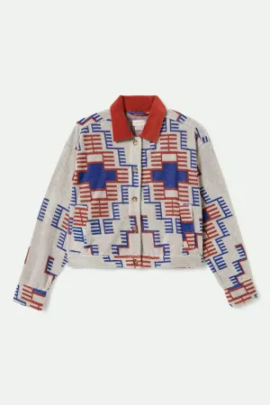 Trail Terry Cloth Trucker Jacket - Electric Indigo