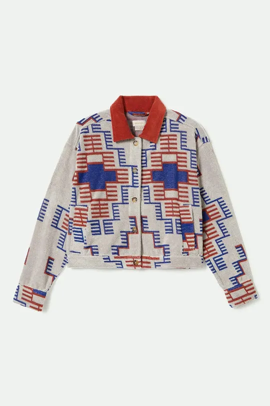Trail Terry Cloth Trucker Jacket - Electric Indigo