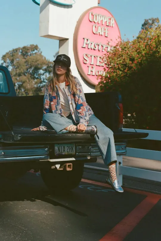 Trail Terry Cloth Trucker Jacket - Electric Indigo