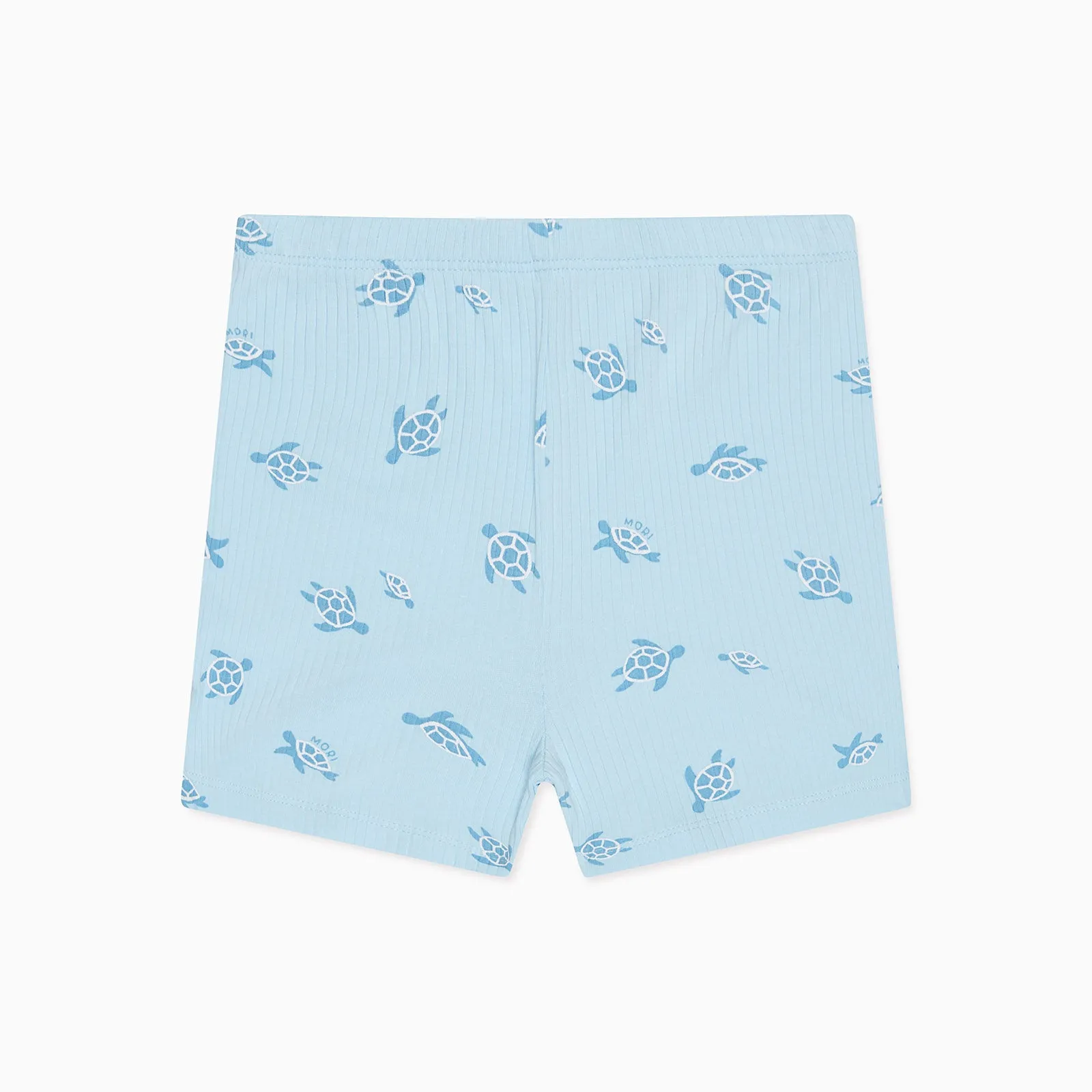 Turtles Ribbed & Little Fish Summer Pajama Set 2 Pack