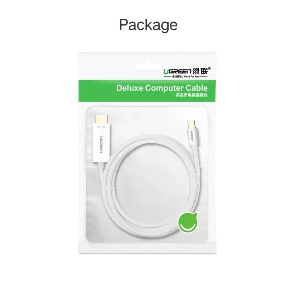 Ugreen 1.5m USB Type C Male To HDMI Male Cable With ABS Case 4k@30Hz (30841)