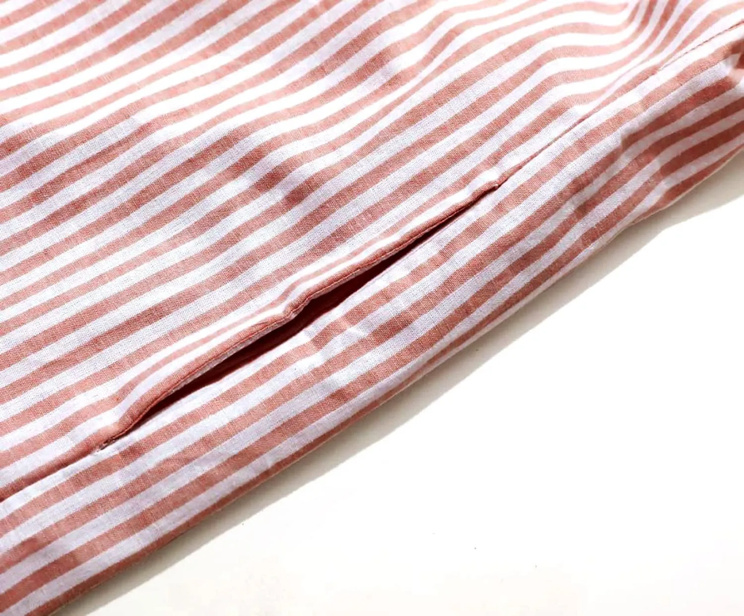 utcoco Womens Striped Long Sleeve Dress Casual Loose Button Down Cotton Maxi Shirt Dress