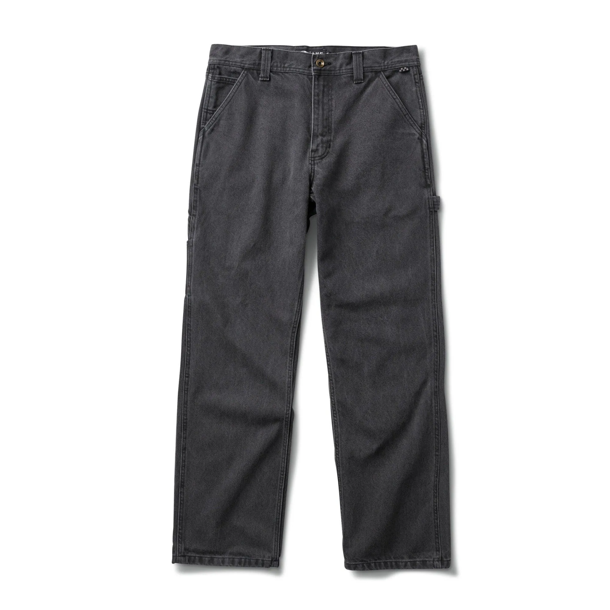 VANS AVE Drill Chore Relaxed Carpenter Denim Pants Pirate Black
