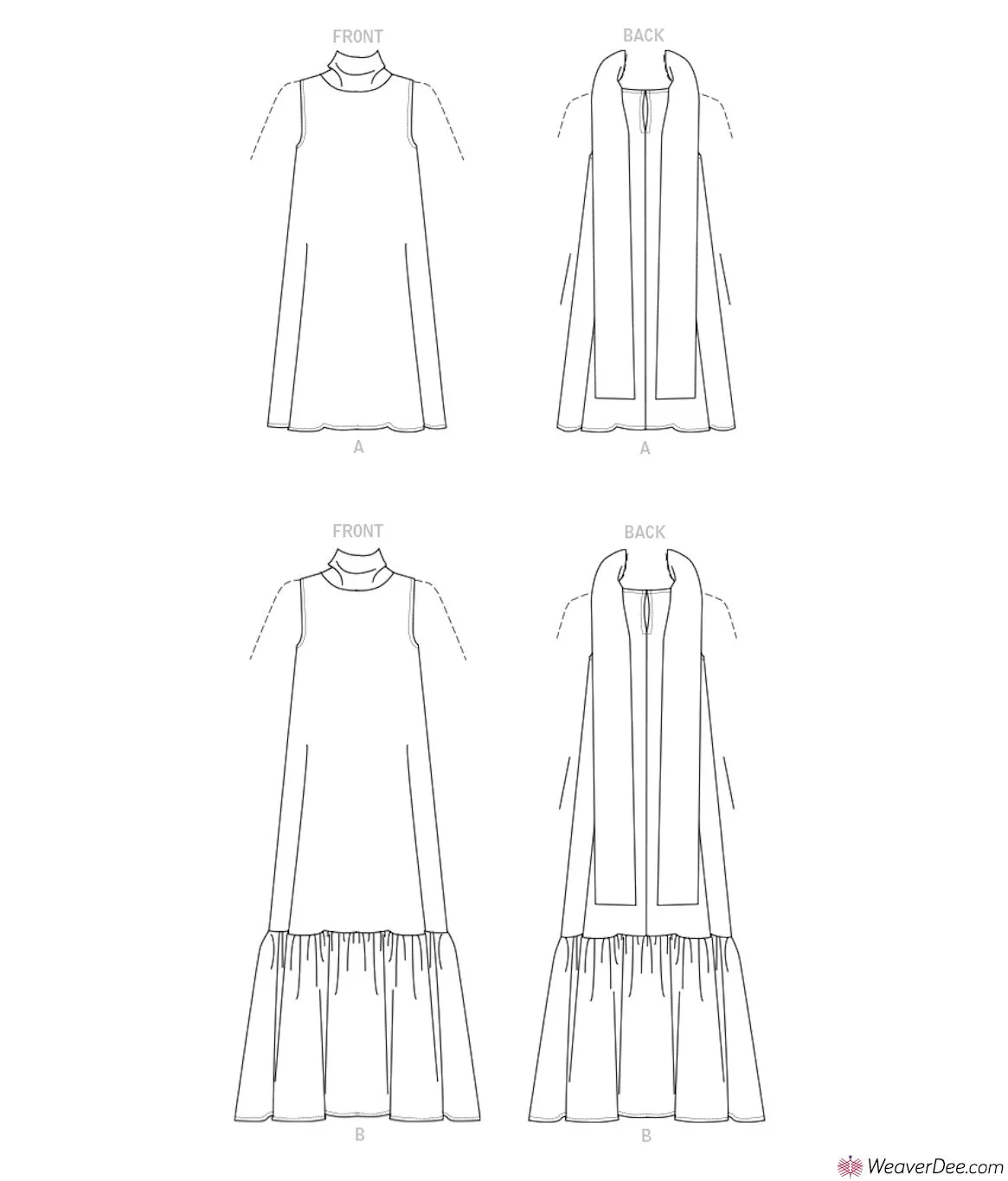 Vogue Pattern V1802 Misses' Dresses