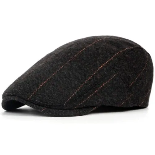 West Louis British Western Style Wool Beret Cap