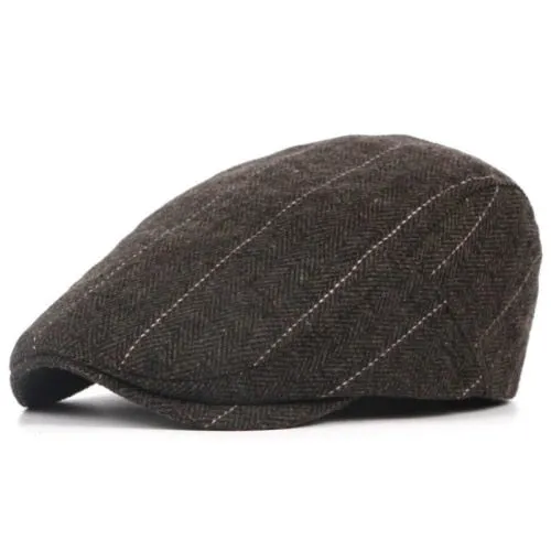 West Louis British Western Style Wool Beret Cap