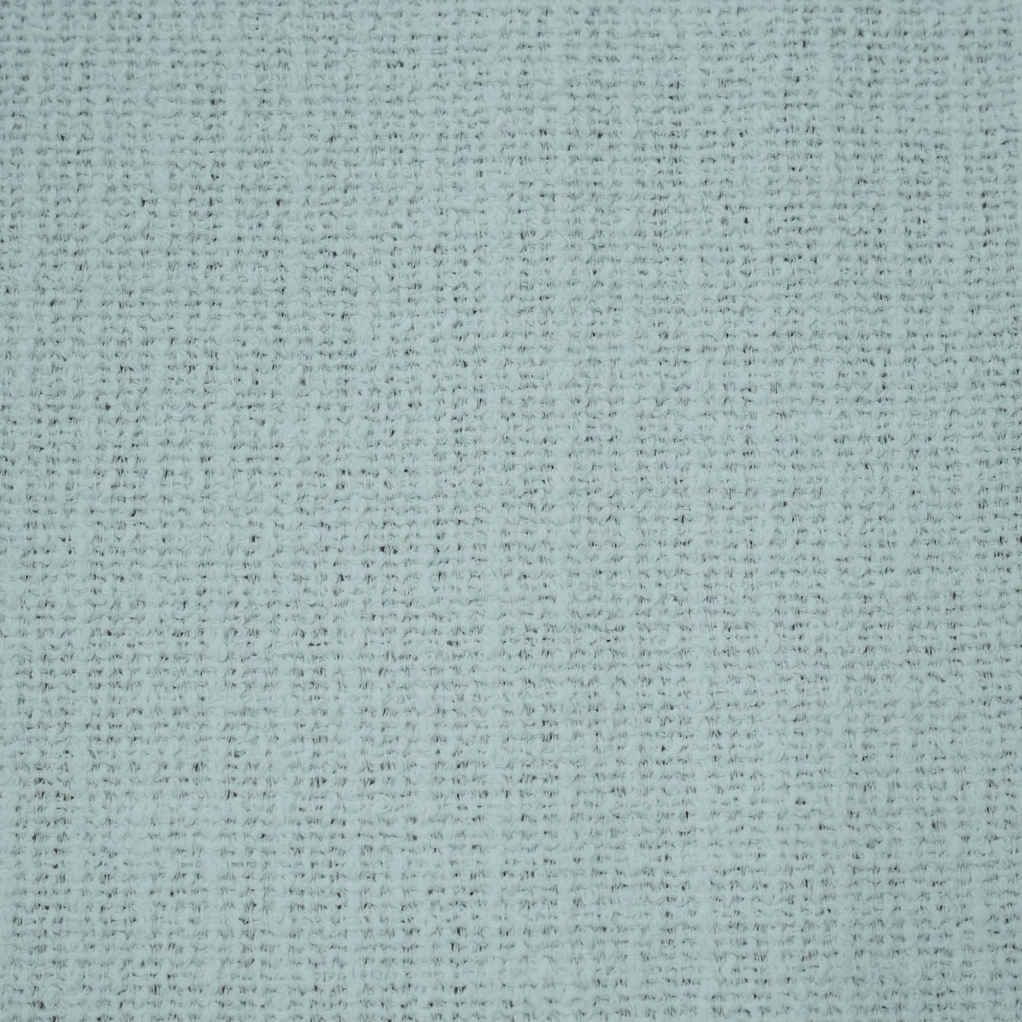 White Abstract Texture Threaded Tweed Boucle