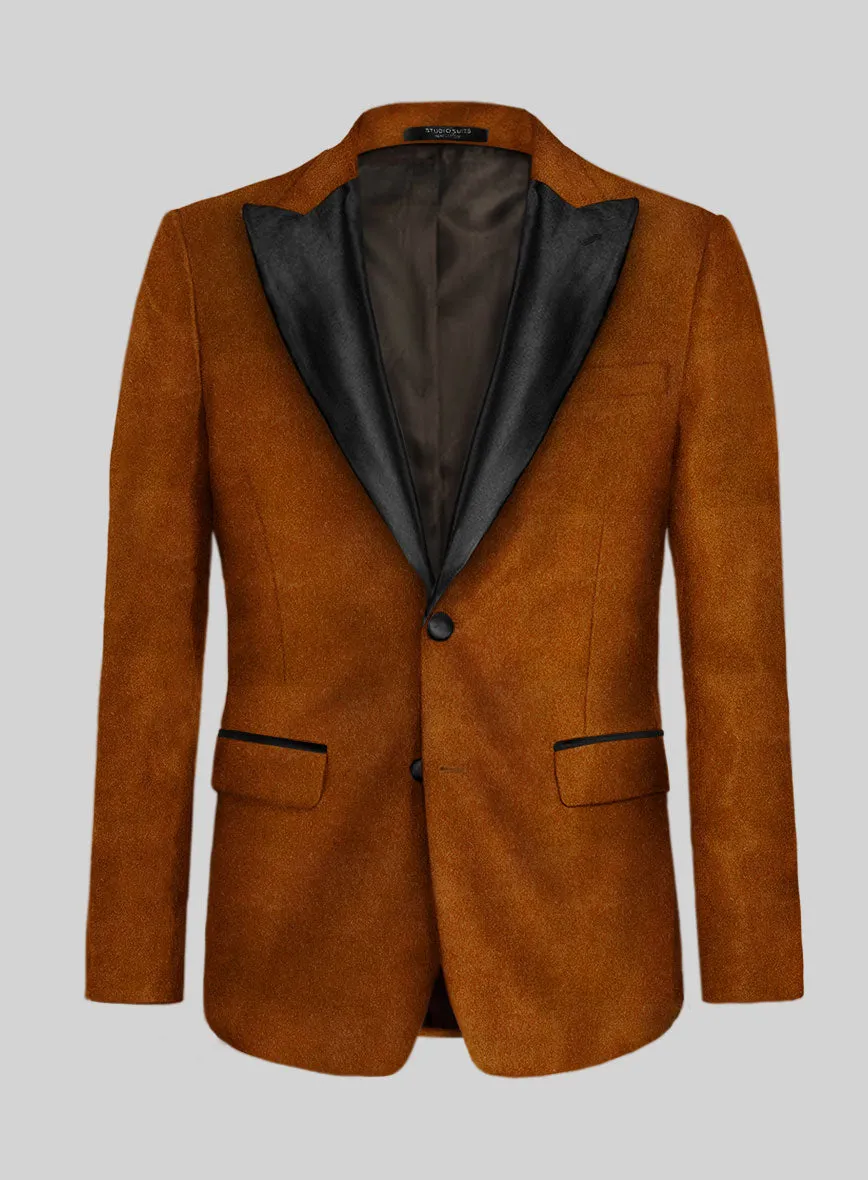 Windsor Tan Velvet Tuxedo Jacket
