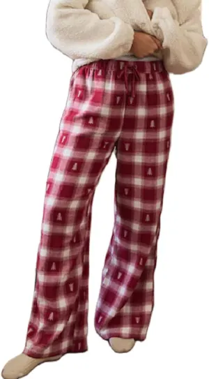 Women Drawstring Striped Pants High Waist Wide Leg Lounge Pants Casual Relaxed Fit Pajama Bottoms Y2k Streetwear