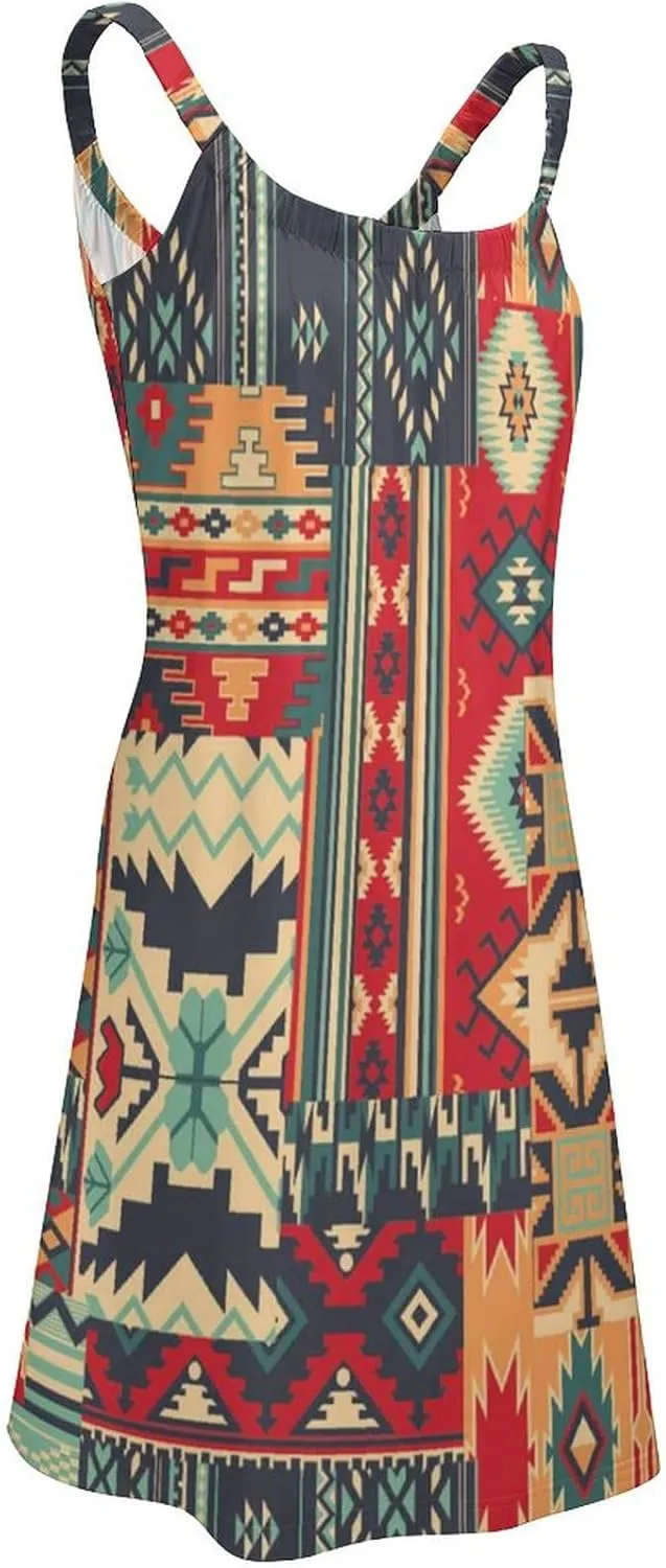 Women Summer Casual Swing T-Shirt Dresses Beach Cover Up Loose Dress Sling Dress