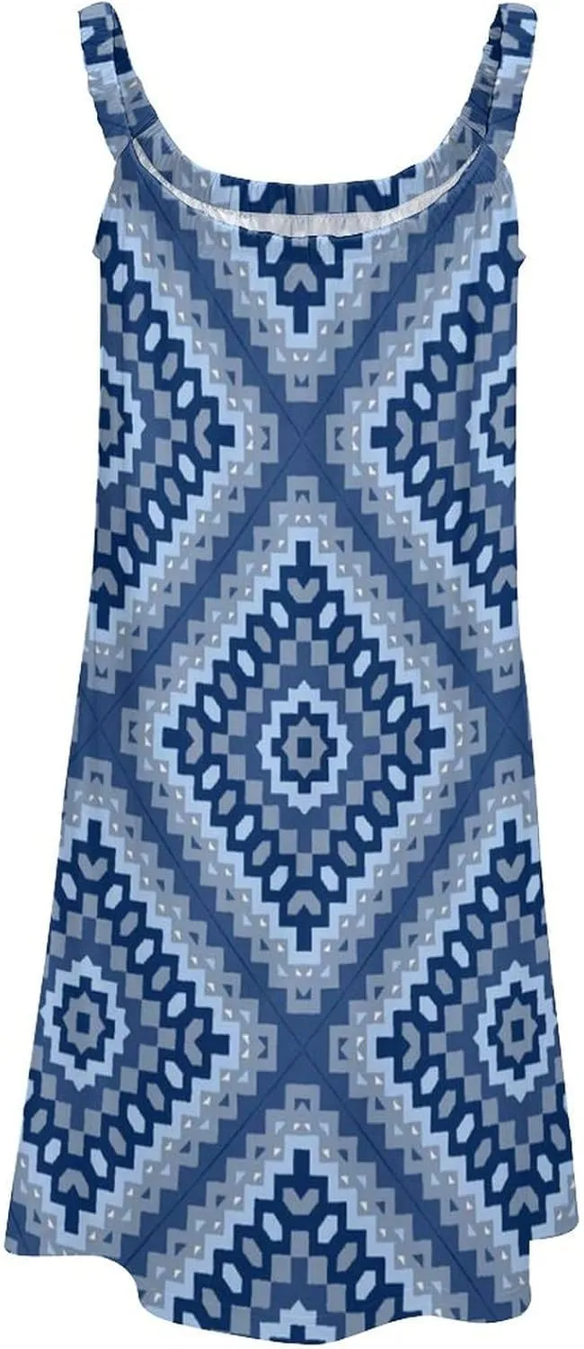 Women Summer Casual Swing T-Shirt Dresses Beach Cover Up Loose Dress Sling Dress