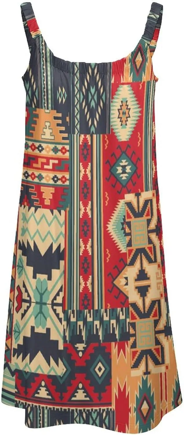 Women Summer Casual Swing T-Shirt Dresses Beach Cover Up Loose Dress Sling Dress