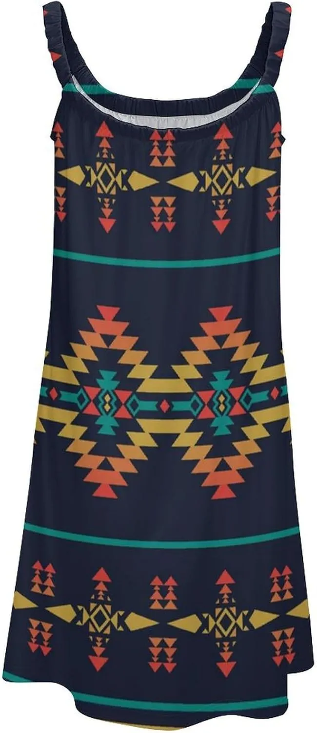 Women Summer Casual Swing T-Shirt Dresses Beach Cover Up Loose Dress Sling Dress