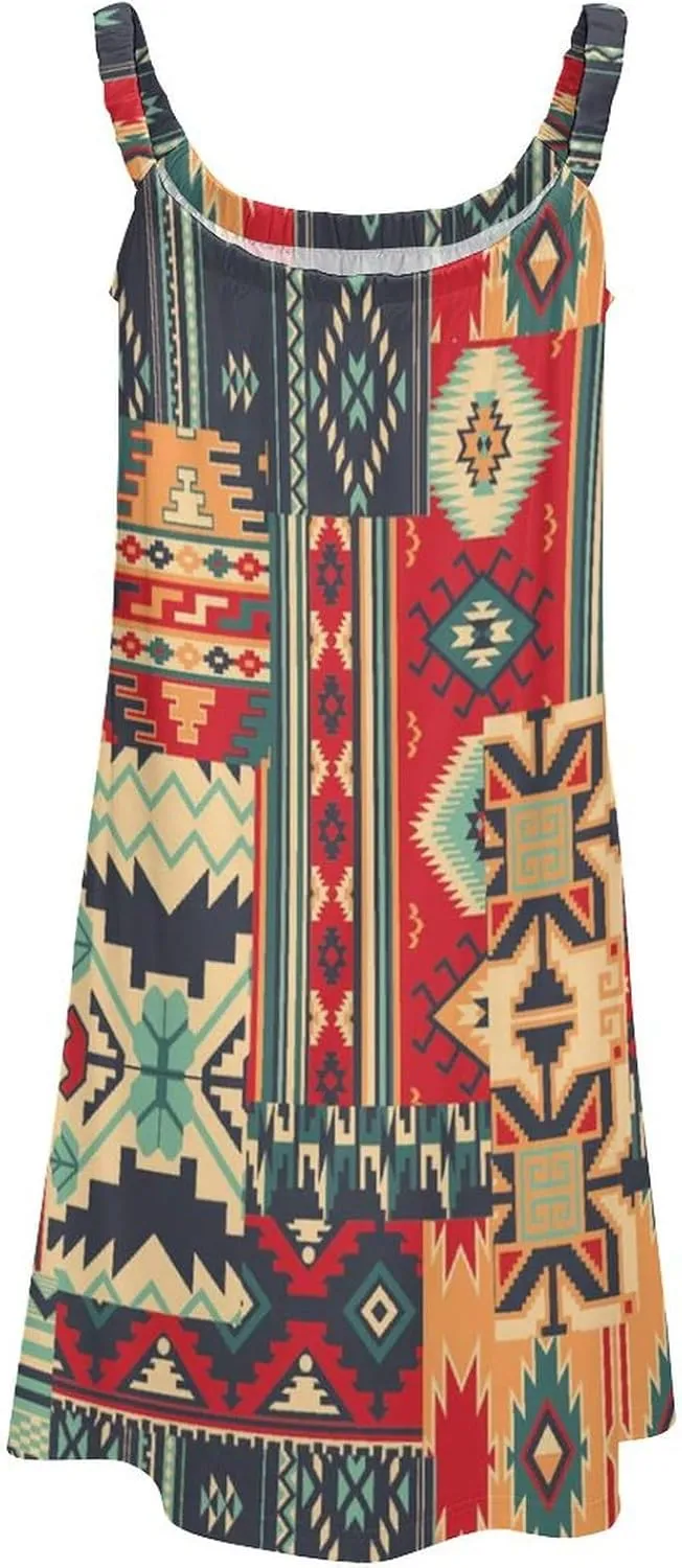 Women Summer Casual Swing T-Shirt Dresses Beach Cover Up Loose Dress Sling Dress