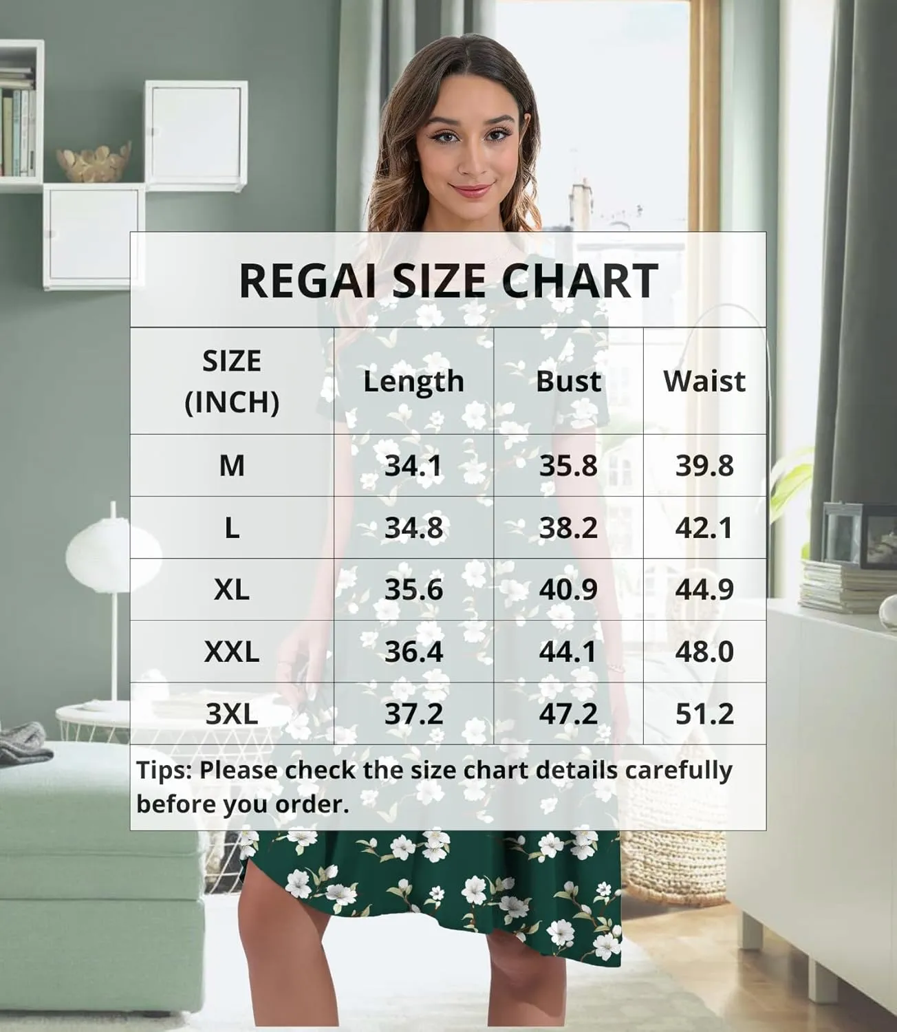 Women's Summer Casual Short Sleeve Crew Neck T Shirt Dresses Loose Swing with Pockets