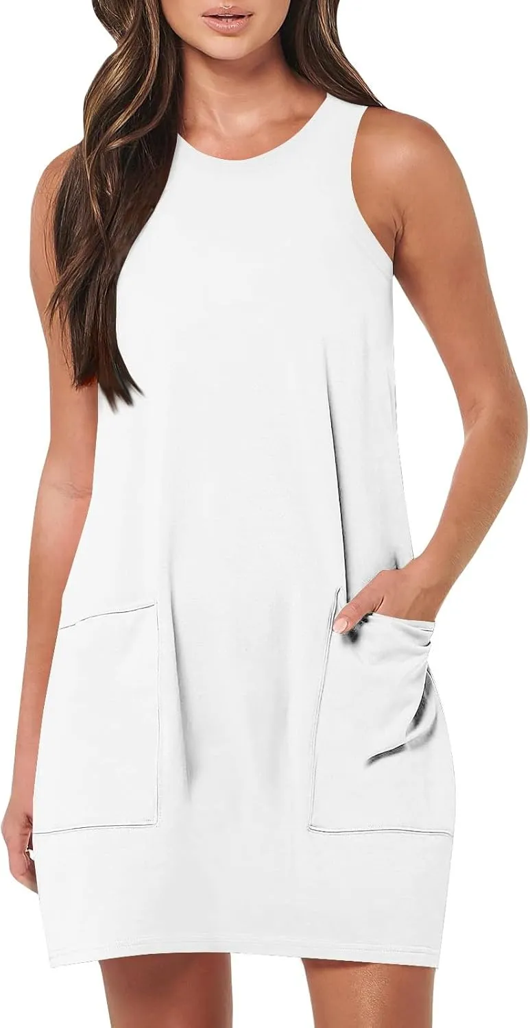 Women's Summer Dresses Casual Deep V Neck Sleeveless Floral Maxi Sundresses for Beach Vacation Sexy Flowy Wrap Dress