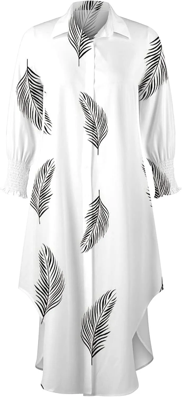 Women's Summer Dresses Holiday Style Feminino Print Casual Plus Size Dress, S