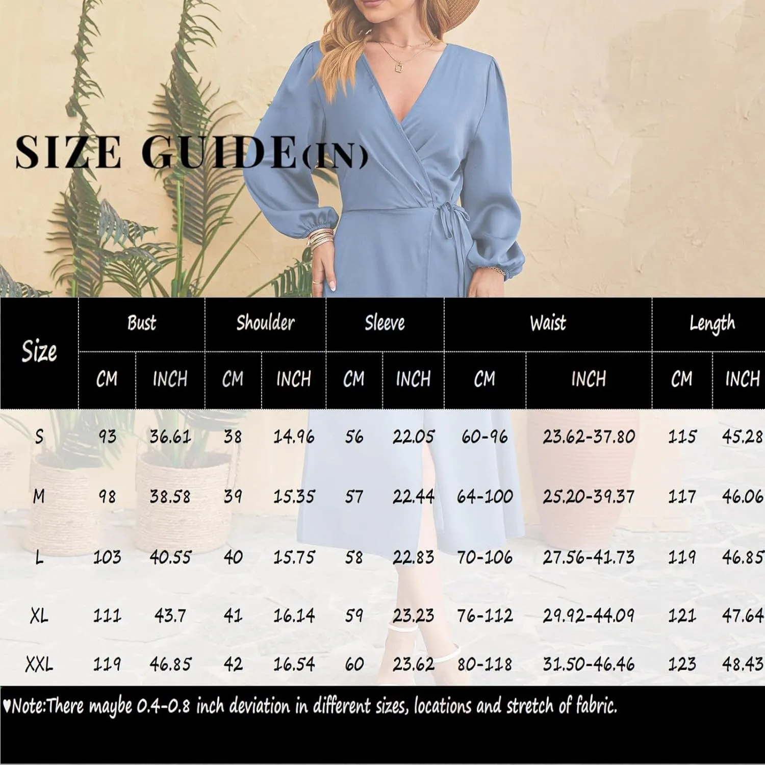 Women's Summer Maxi Dress Casual Boho Floral Wrap V Neck Short Sleeve Ruffle Hem Split Beach Long Dresses with Belt